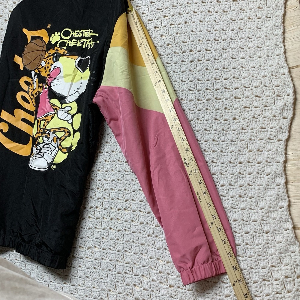 Cheetos Chester Cheetah Retro Pullover Jacket Windbreaker Men's L Basketball - Picture 8 of 10